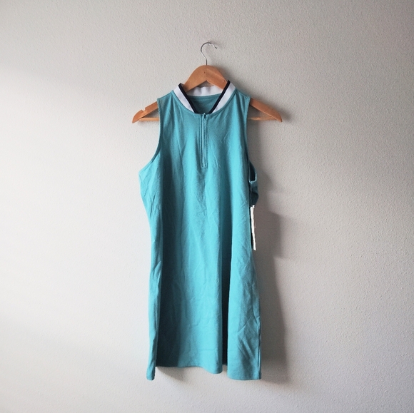 Threads 4 Thought Turquoise Tennis Dress - Picture 1 of 4